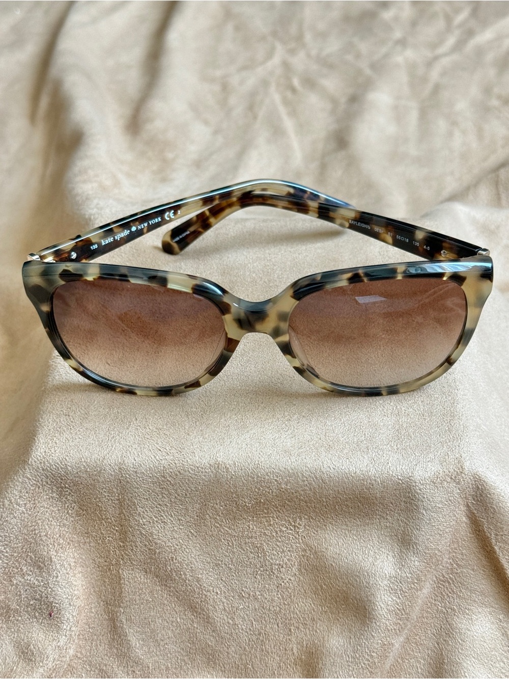 Kate Spade Bayleigh/S sunglasses in Havana camel tortoise